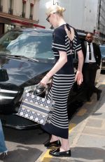 ELIZABETH DEBICKI Leaves Her Hotel at Paris Fashion Week 07/02/2023
