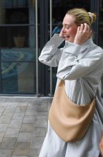 ELLE FANNING and Sacha Dhawan Heading to Ham Yard Bar & Restaurant in London 07/11/2023