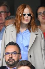 ELLIE BAMBER Arrives at Wimbledon Tennis Championships in London 07/11/2023