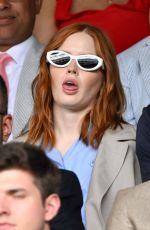 ELLIE BAMBER Arrives at Wimbledon Tennis Championships in London 07/11/2023