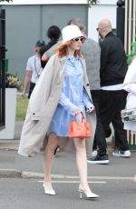 ELLIE BAMBER Arrives at Wimbledon Tennis Championships in London 07/11/2023