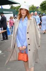 ELLIE BAMBER Arrives at Wimbledon Tennis Championships in London 07/11/2023
