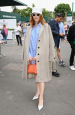 ELLIE BAMBER Arrives at Wimbledon Tennis Championships in London 07/11/2023