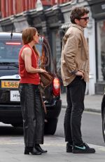 ELLIE GOULDING and Casper Jopling Out in London 06/22/2023