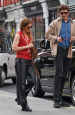 ELLIE GOULDING and Casper Jopling Out in London 06/22/2023