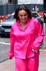 ELLIE LEACH Arrives at Sleep Over Club Barbie Event in Manchester 07/27/20233