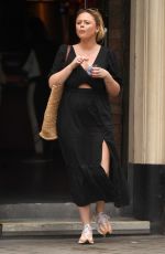 EMILY ATACK Grabs Something to Eat from a Central London Pret Cafe 07/23/2023