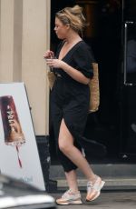 EMILY ATACK Grabs Something to Eat from a Central London Pret Cafe 07/23/2023