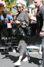 EMILY BLUNT Arrives at Press junket for Oppenheimer in New York 07/07/2023