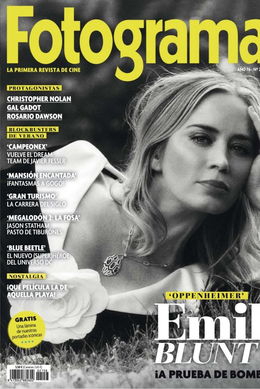 EMILY BLUNT in Fotogramas Magazine, August 2023