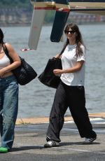 EMILY RATAJKOWSKI at a Heliport in New York 07/04/2023