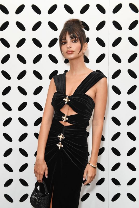 EMILY RATAJKOWSKI at British Vogue x Self Portrait Summer Party at Chiltern Firehouse in London 07/13/2023