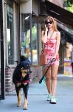 EMILY RATAJKOWSKI Out with Her Dog in New York 07/25/2023