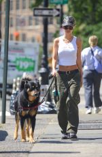 EMILY RATAJKOWSKI Out with Her Dog in New York 07/31/2023