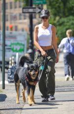 EMILY RATAJKOWSKI Out with Her Dog in New York 07/31/2023