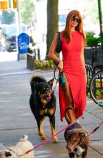 EMILY RATAJKOWSKI Out with Her Friend and Their Dogs in New York 07/28/2023