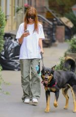 EMILY RATAJKOWSKI Walks Her Dog Out in New York 07/26/2023