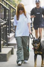 EMILY RATAJKOWSKI Walks Her Dog Out in New York 07/26/2023
