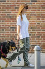 EMILY RATAJKOWSKI Walks Her Dog Out in New York 07/26/2023