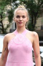 EMMA BROOKS Arrives at Viktor & Rolf Haute Couture Spring/Summer 23/24 Show at Paris Fashion Week 07/05/2023