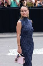 EMMA BROOKS at Fendi Haute Couture Spring/summer 23/24 Show at Paris Fashion Week 07/06/2023