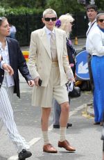 EMMA CORRIN Arrives at Wimbledon Tennis Championships in London 07/09/2023