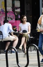 EMMA CORRIN Out with Her Mum in London 07/29/2023
