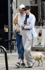 EMMA CORRIN Out with Her Mum in London 07/29/2023
