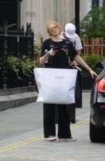 EMMA LAIRD Arrives at Chiltern Firehouse in London 06/29/2023
