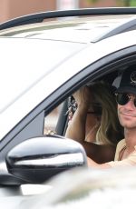 EMMA SLATER and Sasha Farber Out Driving in Los Angeles 07/23/2023