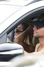 EMMA SLATER and Sasha Farber Out Driving in Los Angeles 07/23/2023