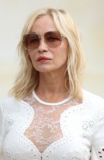 EMMANUELLE BEART Arrives at Elie Saab Haute Couture Spring/Summer 23/24 Show at Paris Fashion Week 07/05/2023