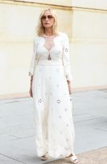 EMMANUELLE BEART Arrives at Elie Saab Haute Couture Spring/Summer 23/24 Show at Paris Fashion Week 07/05/2023