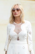 EMMANUELLE BEART Arrives at Elie Saab Haute Couture Spring/Summer 23/24 Show at Paris Fashion Week 07/05/2023