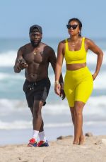 ENIKO PARISH Out for Morning Walk at a Beach in Costa Rica 06/30/2023