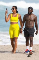 ENIKO PARISH Out for Morning Walk at a Beach in Costa Rica 06/30/2023