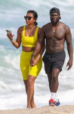 ENIKO PARISH Out for Morning Walk at a Beach in Costa Rica 06/30/2023