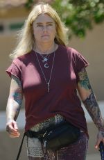 ERIKA ELENIAK Out with Her Dog in Los Angeles 07/13/2023