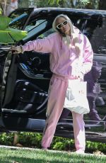 ERIKA JAYNE in a Stylish Tracksuit and Pink Adidas Sneakers Out in Los Angeles 07/19/2023