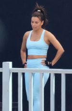 EVA LONGORIA at a Workout in Marbella 07/06/2023