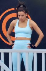 EVA LONGORIA at a Workout in Marbella 07/06/2023