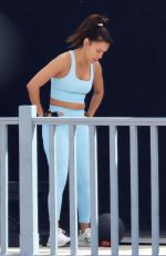 EVA LONGORIA at a Workout in Marbella 07/06/2023