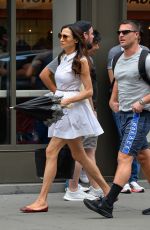 FAMKE JANSSEN Out with a Friend in New York 06/29/2023