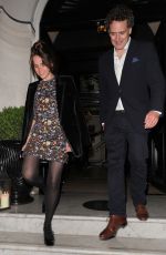 FELICITY JONES Arrives at Twenty Two Hotel in London 07/10/2023