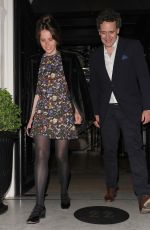 FELICITY JONES Arrives at Twenty Two Hotel in London 07/10/2023