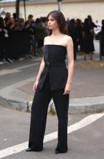 FELICITY JONES at Giorgio Armani Prive Haute Couture Fall/winter 23/24 Show in Paris 07/04/2023