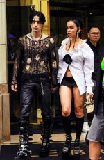 FKA TWIGS and Hordan Hemingway Leaves Le Bristol Hotel in Paris 07/05/2023