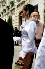 FKA TWIGS and Hordan Hemingway Leaves Le Bristol Hotel in Paris 07/05/2023