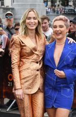FLORENCE PUGH and EMILY BLUNT at The Oppenheimer Photocall in London 07/12/2023