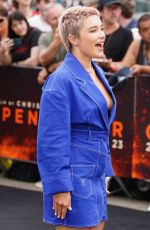 FLORENCE PUGH at Oppenheimer Premiere Photocall at Trafalgar Square in London 07/12/2023